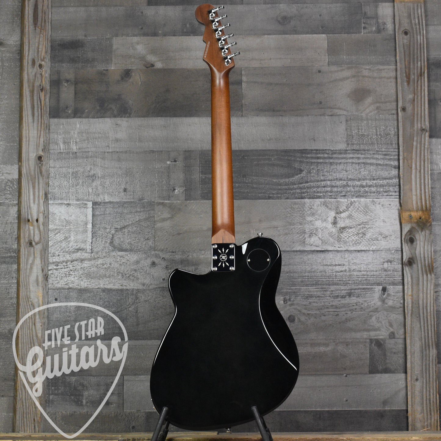 Pre-Owned Reverend Charger RA FM - Trans Black with Hard Shell Case