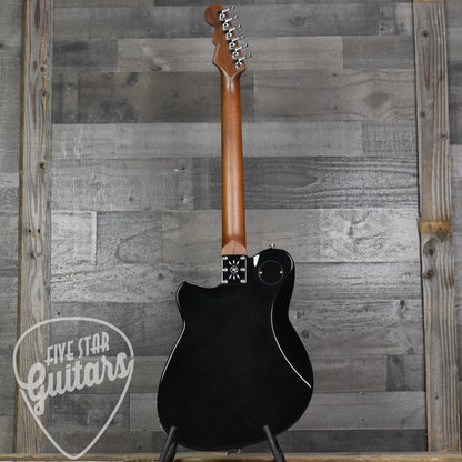 Pre-Owned Reverend Charger RA FM - Trans Black with Hard Shell Case