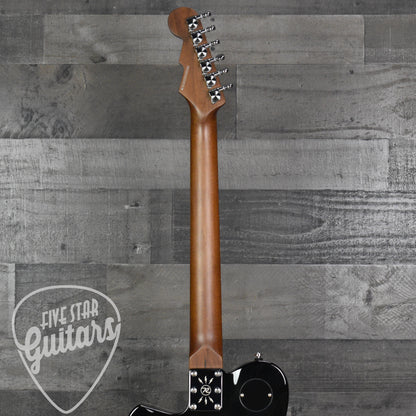 Pre-Owned Reverend Charger RA FM - Trans Black with Hard Shell Case