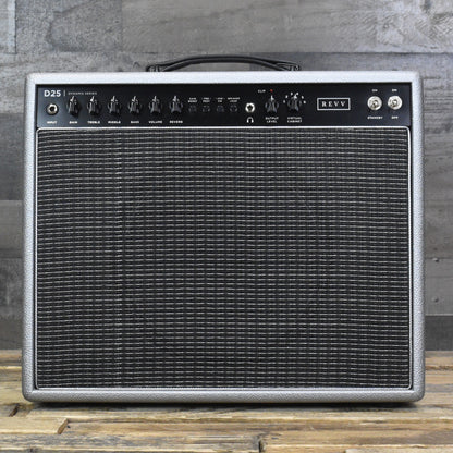 Pre-Owned Revv Dynamis Series D25 1x12 Combo Five Star Guitars Exclusive - Silver Tolex with Black Grill
