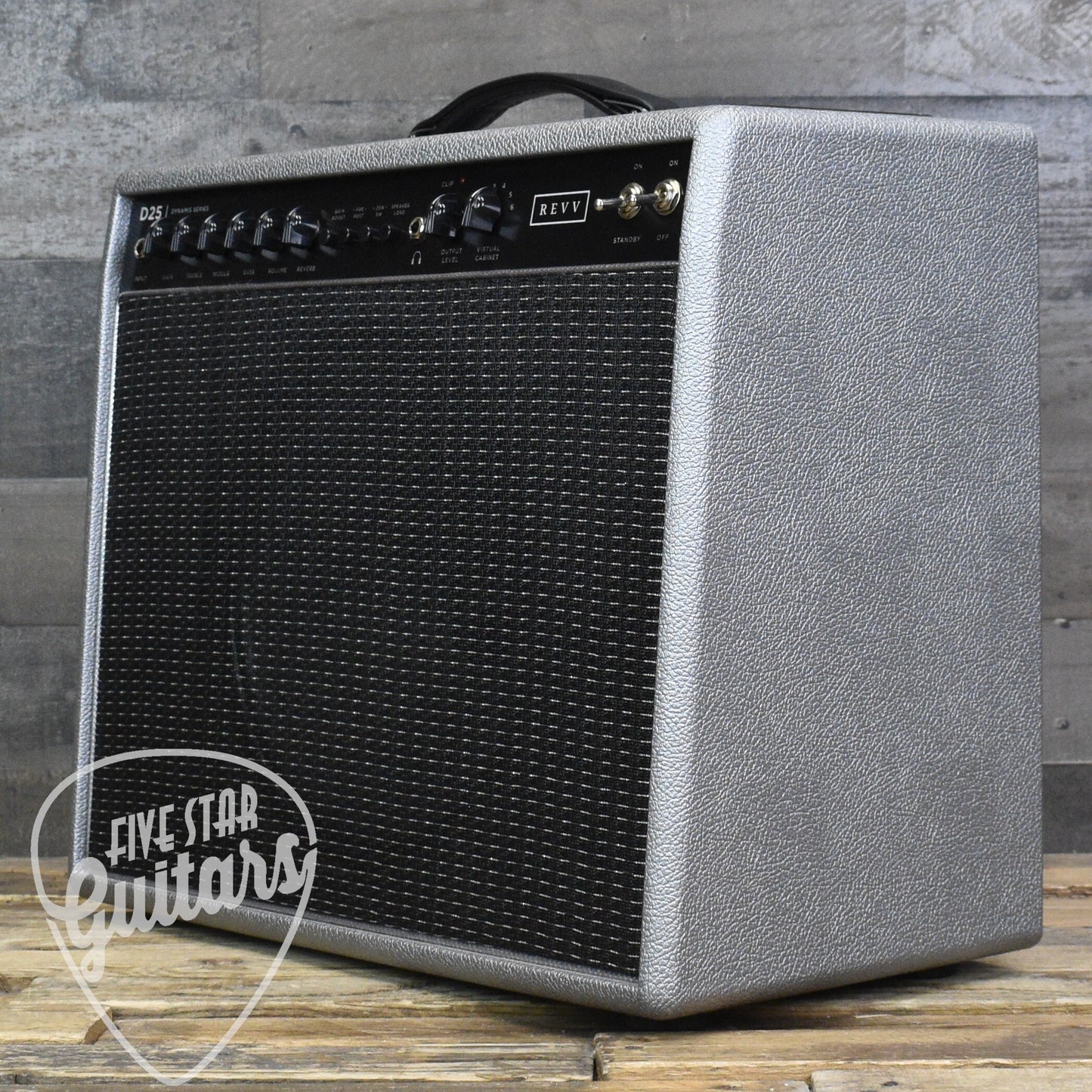 Pre-Owned Revv Dynamis Series D25 1x12 Combo Five Star Guitars Exclusive - Silver Tolex with Black Grill