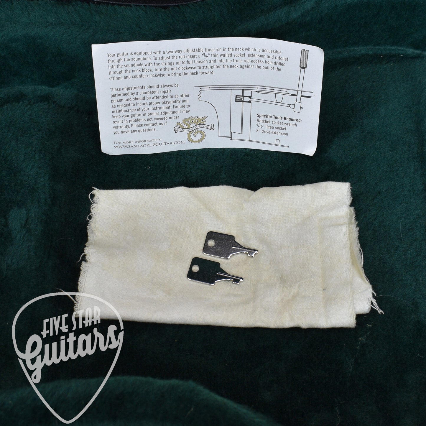 Pre-Owned Santa Cruz 1929-00 - with Hard Shell Case