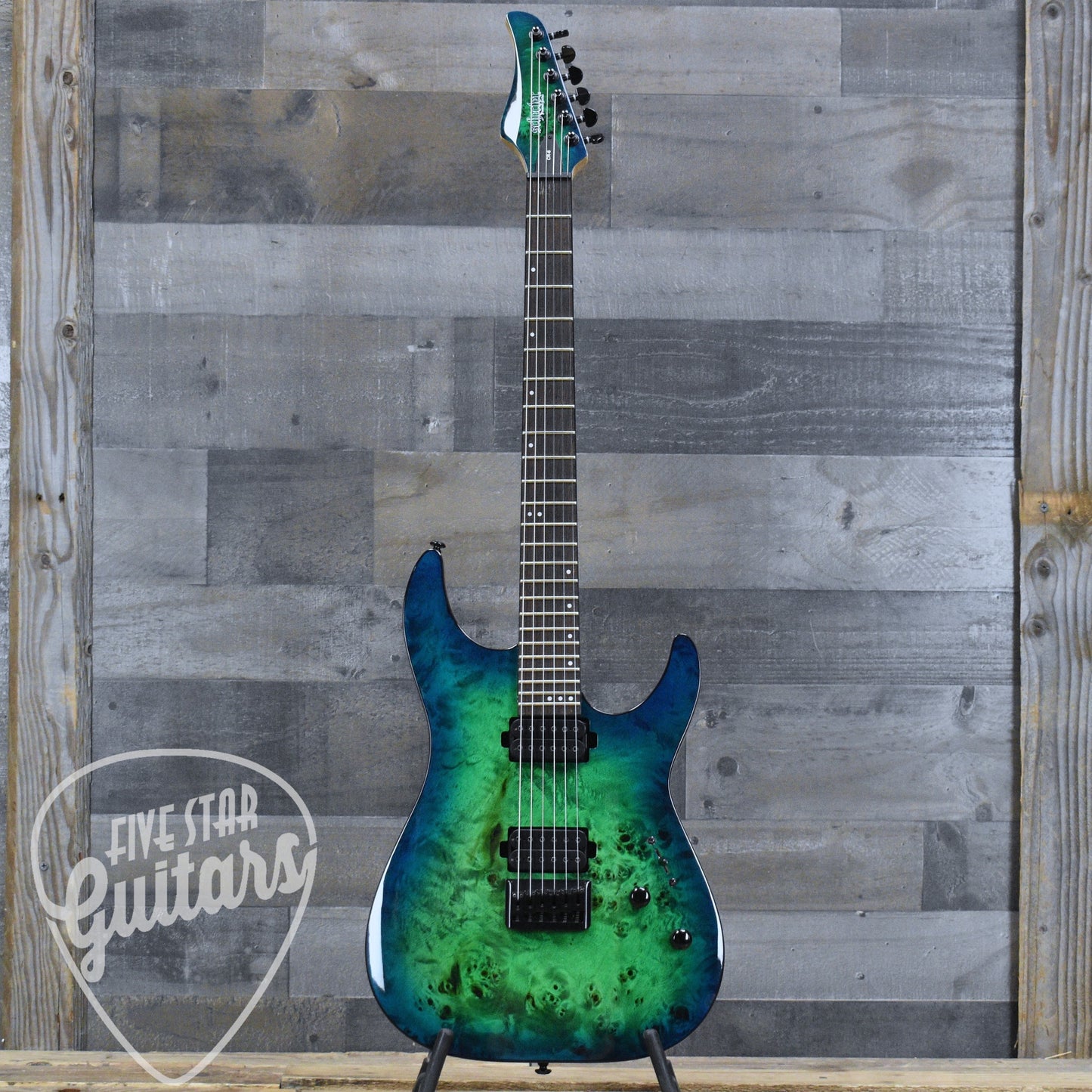 Pre-Owned Schecter CR-6 - Aquaburst