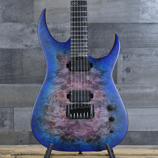 Pre-Owned Schecter Keith Merrow Signature KM-6 Mk-III - Blue Crimson with Hardshell Case