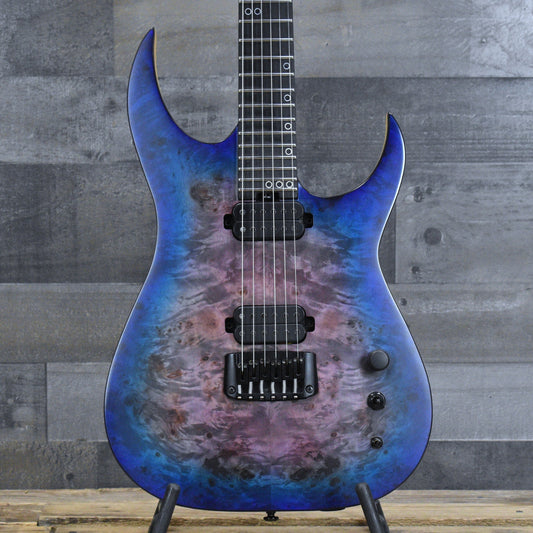 Pre-Owned Schecter Keith Merrow Signature KM-6 Mk-III - Blue Crimson with Hardshell Case