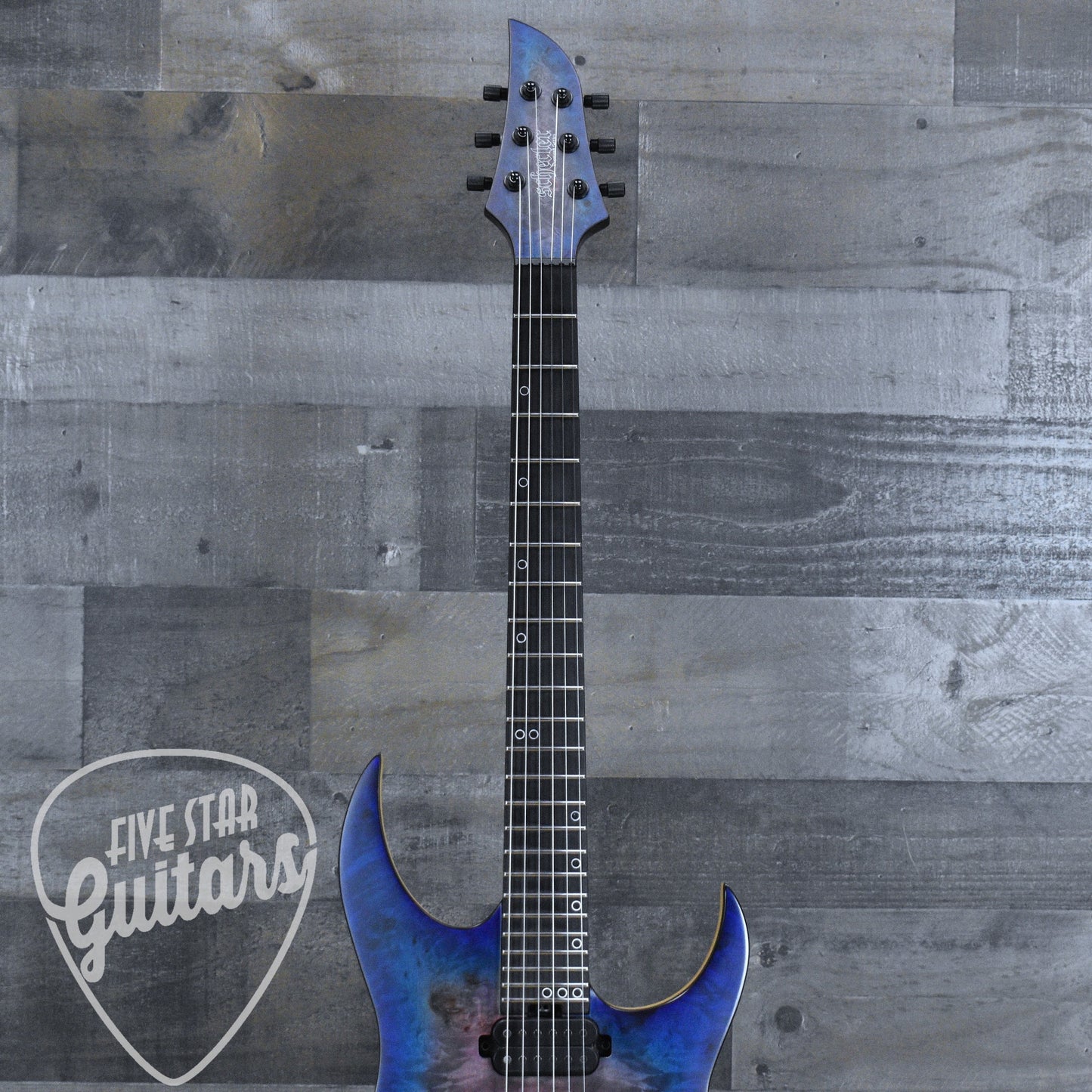 Pre-Owned Schecter Keith Merrow Signature KM-6 Mk-III - Blue Crimson with Hardshell Case