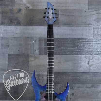 Pre-Owned Schecter Keith Merrow Signature KM-6 Mk-III - Blue Crimson with Hardshell Case