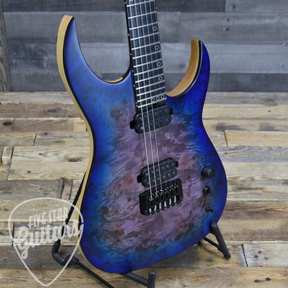 Pre-Owned Schecter Keith Merrow Signature KM-6 Mk-III - Blue Crimson with Hardshell Case
