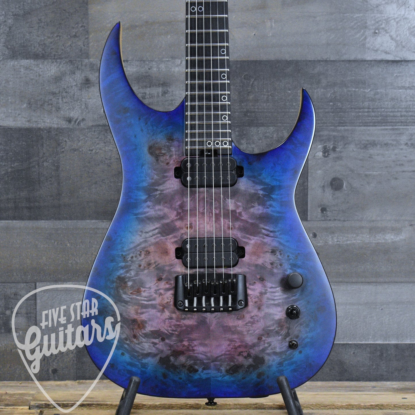 Pre-Owned Schecter Keith Merrow Signature KM-6 Mk-III - Blue Crimson with Hardshell Case