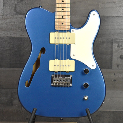 Pre-Owned Squier Paranormal Cabronita Telecaster Thinline - Lake Placid Blue with Hard Shell Case