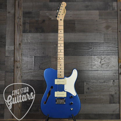 Pre-Owned Squier Paranormal Cabronita Telecaster Thinline - Lake Placid Blue with Hard Shell Case