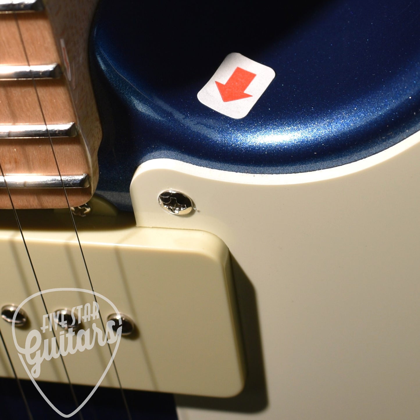 Pre-Owned Squier Paranormal Cabronita Telecaster Thinline - Lake Placid Blue with Hard Shell Case