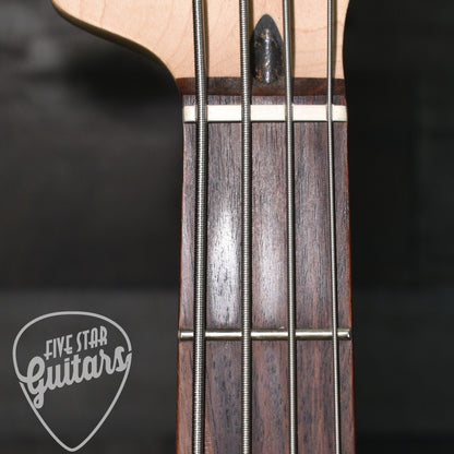 Pre-Owned Squier Vintage Modified Jaguar Bass - Crimson Red Trasparent