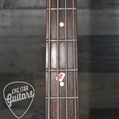 Pre-Owned Squier Vintage Modified Jaguar Bass - Crimson Red Trasparent