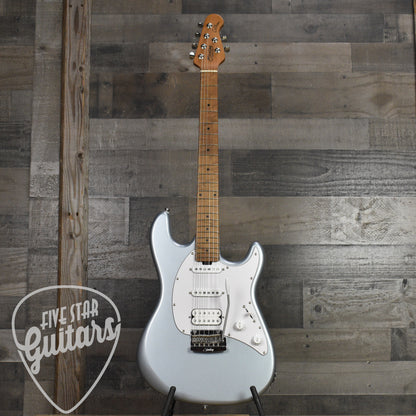 Pre-Owned Sterling by Music Man Cutlass - Firemist Silver with Hard Shell Case