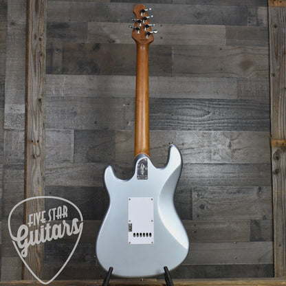 Pre-Owned Sterling by Music Man Cutlass - Firemist Silver with Hard Shell Case