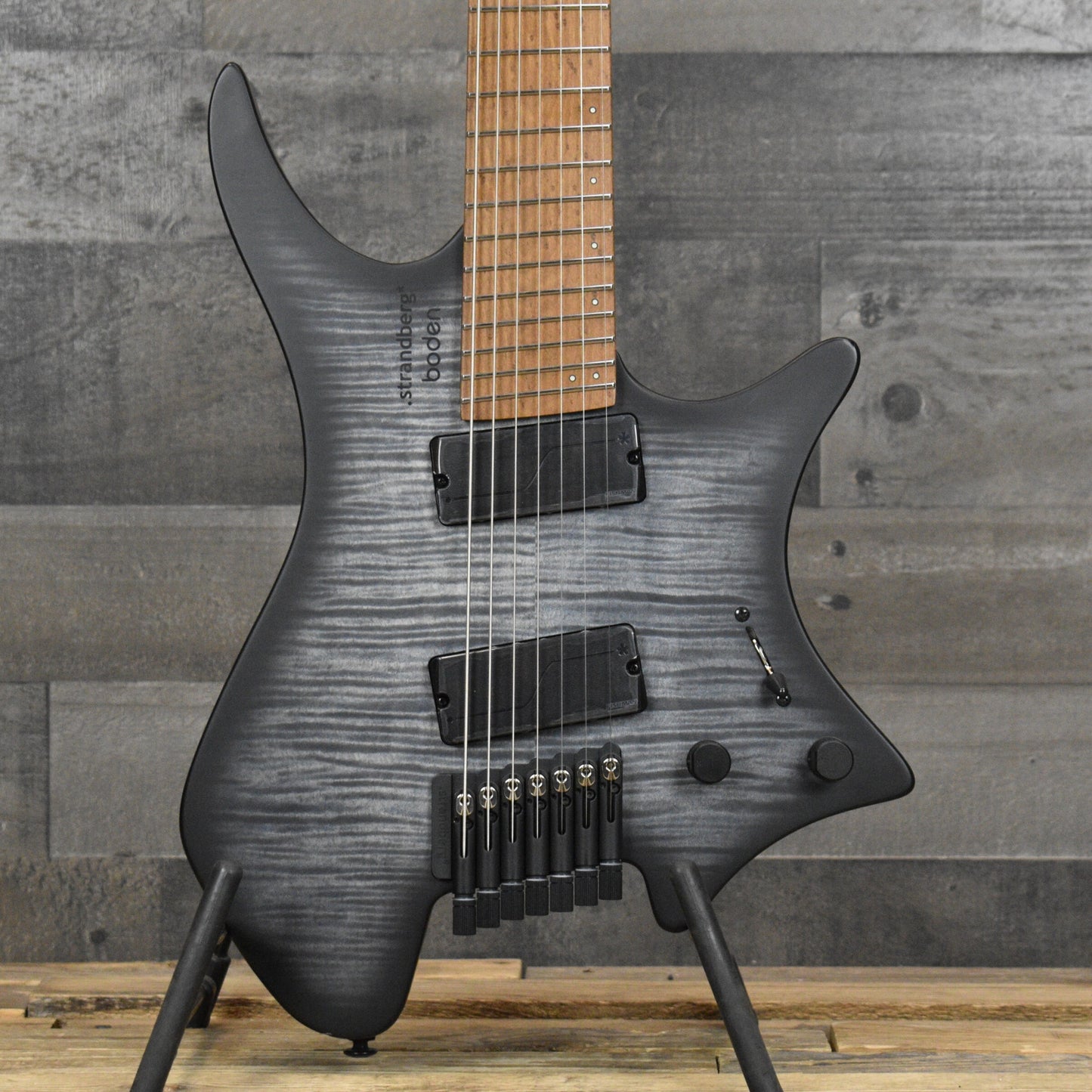 Pre-Owned Strandberg Boden Original N2.7 - Black Denim Burst Satin with Gigbag