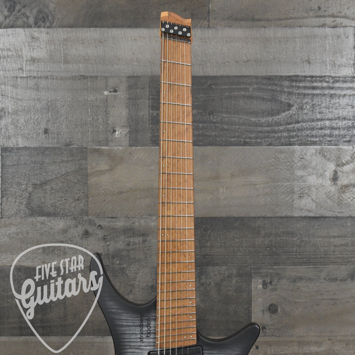 Pre-Owned Strandberg Boden Original N2.7 - Black Denim Burst Satin with Gigbag