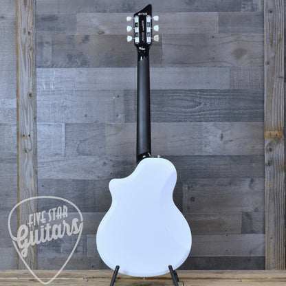 Pre-Owned Supro 1224DBHT Limited Edition David Bowie 1961 Dual Tone Hardtail - White with Hardshell Case