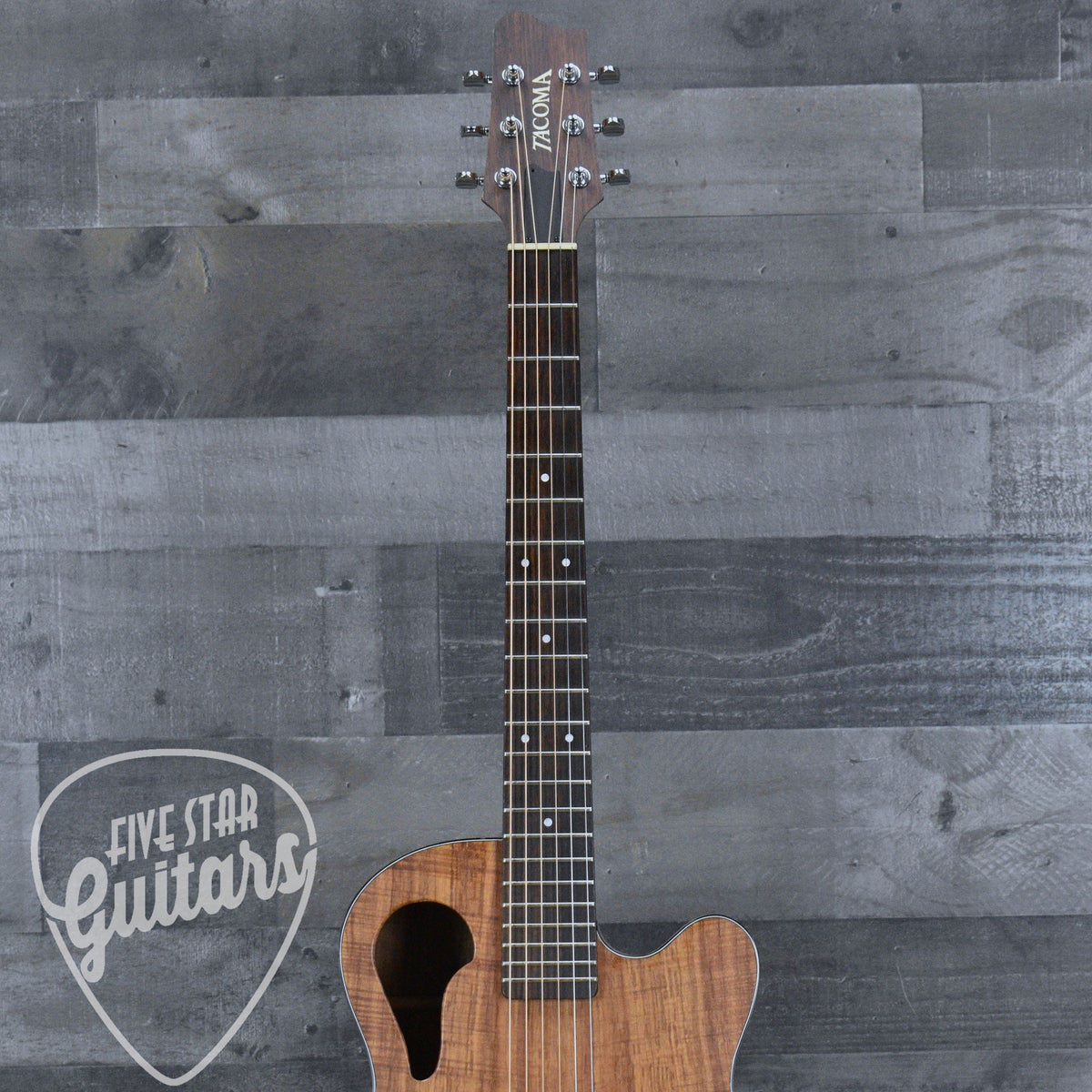 Pre-Owned Tacoma CKK9C Chief Koa - Natural with Hard Shell Case