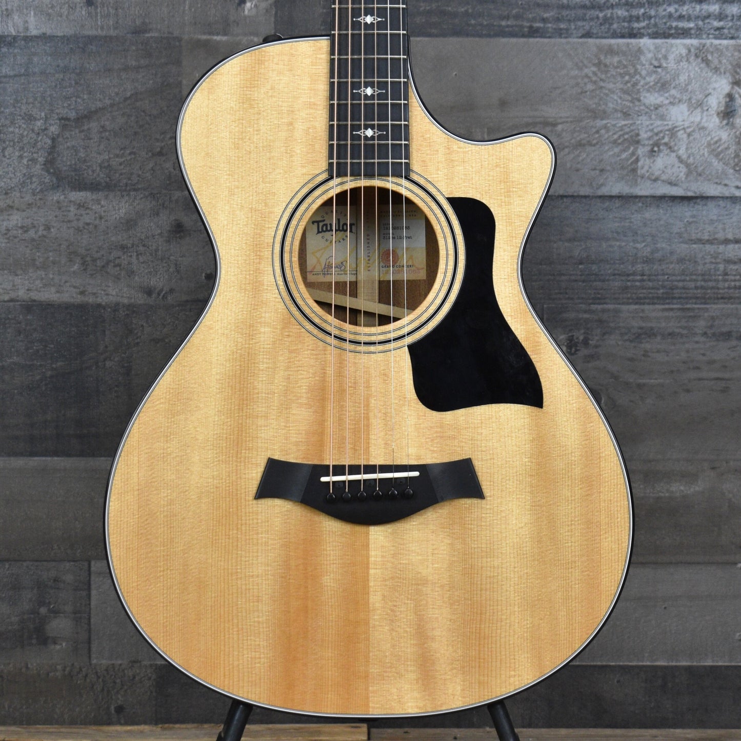 Pre-Owned Taylor 312ce 12-Fret - Natural with Hard Shell Case