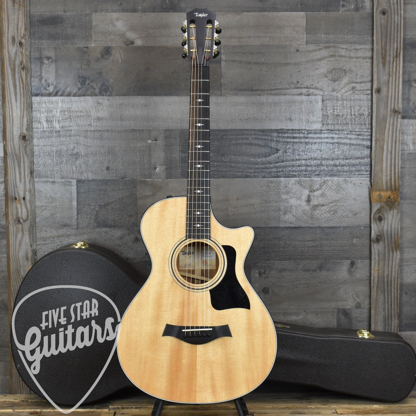 Pre-Owned Taylor 312ce 12-Fret - Natural with Hard Shell Case