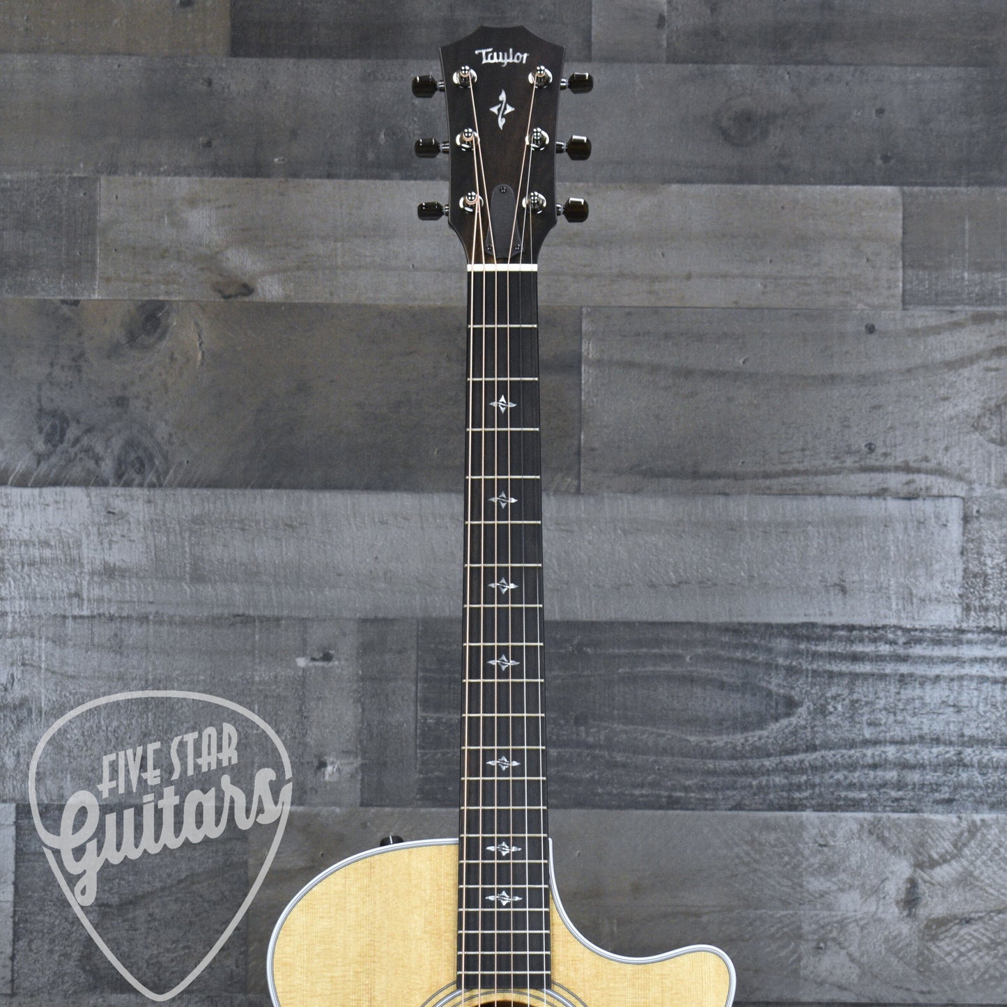 Pre-Owned Taylor Custom 414ce Grand Auditorium - Natural with Hard Shell Case - Five Star Select