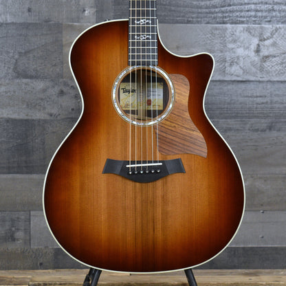 Pre-Owned Taylor Sunset Blvd. 714ce - Shaded Edge Burst with Hard Shell Case