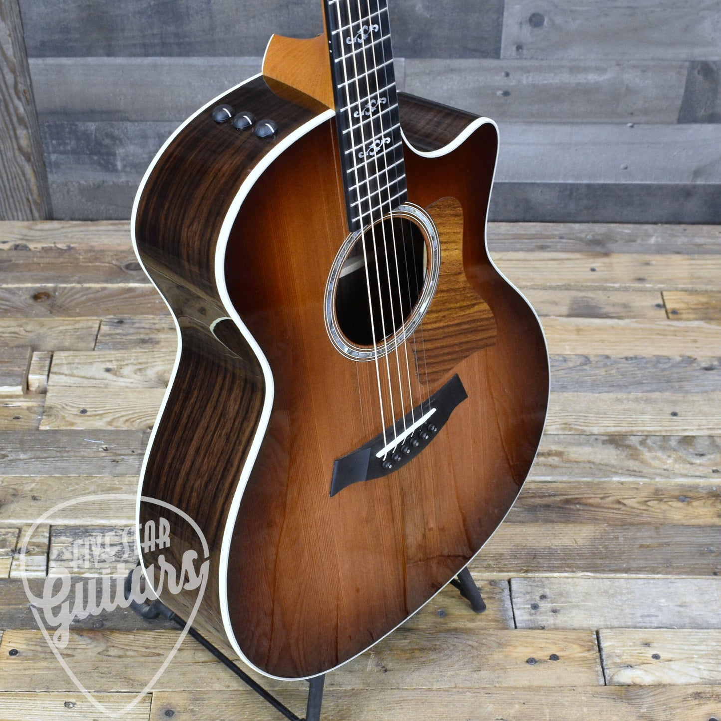 Pre-Owned Taylor Sunset Blvd. 714ce - Shaded Edge Burst with Hard Shell Case