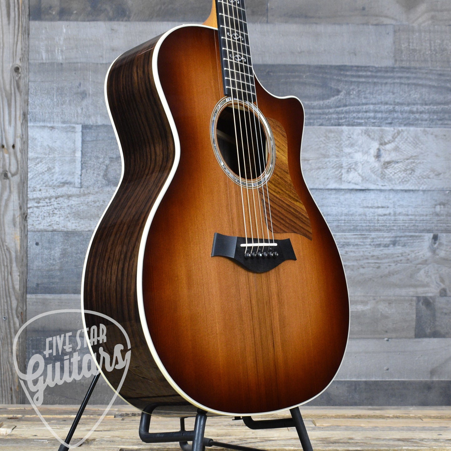 Pre-Owned Taylor Sunset Blvd. 714ce - Shaded Edge Burst with Hard Shell Case