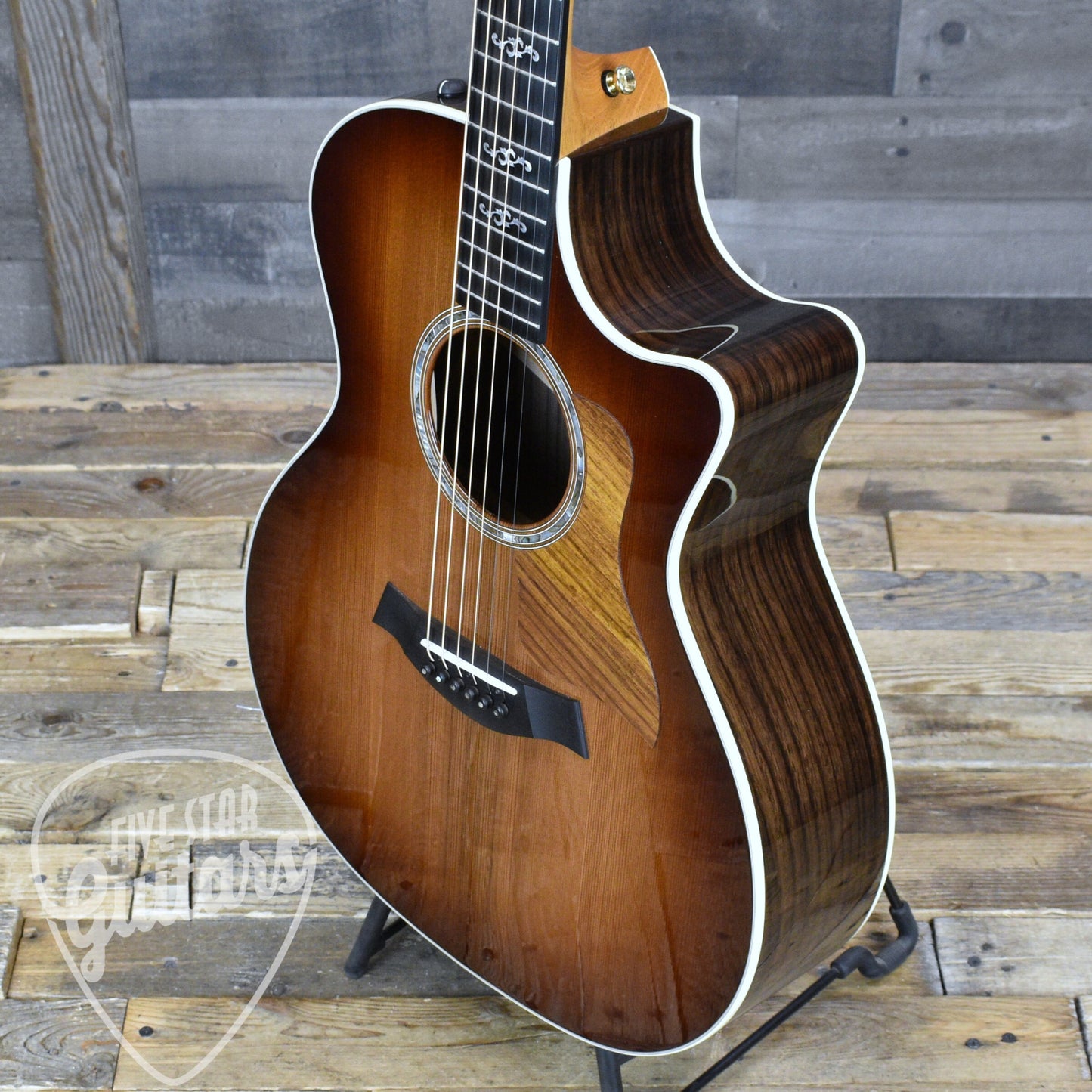 Pre-Owned Taylor Sunset Blvd. 714ce - Shaded Edge Burst with Hard Shell Case