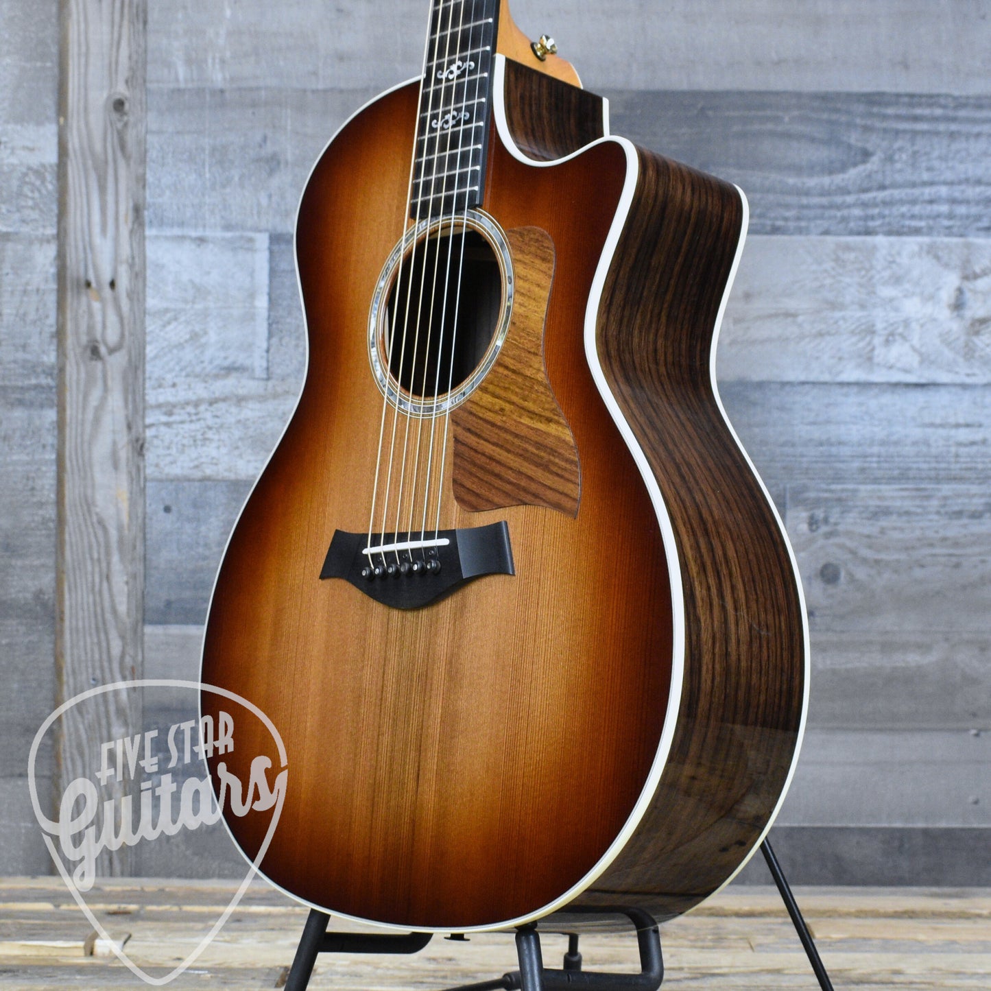 Pre-Owned Taylor Sunset Blvd. 714ce - Shaded Edge Burst with Hard Shell Case