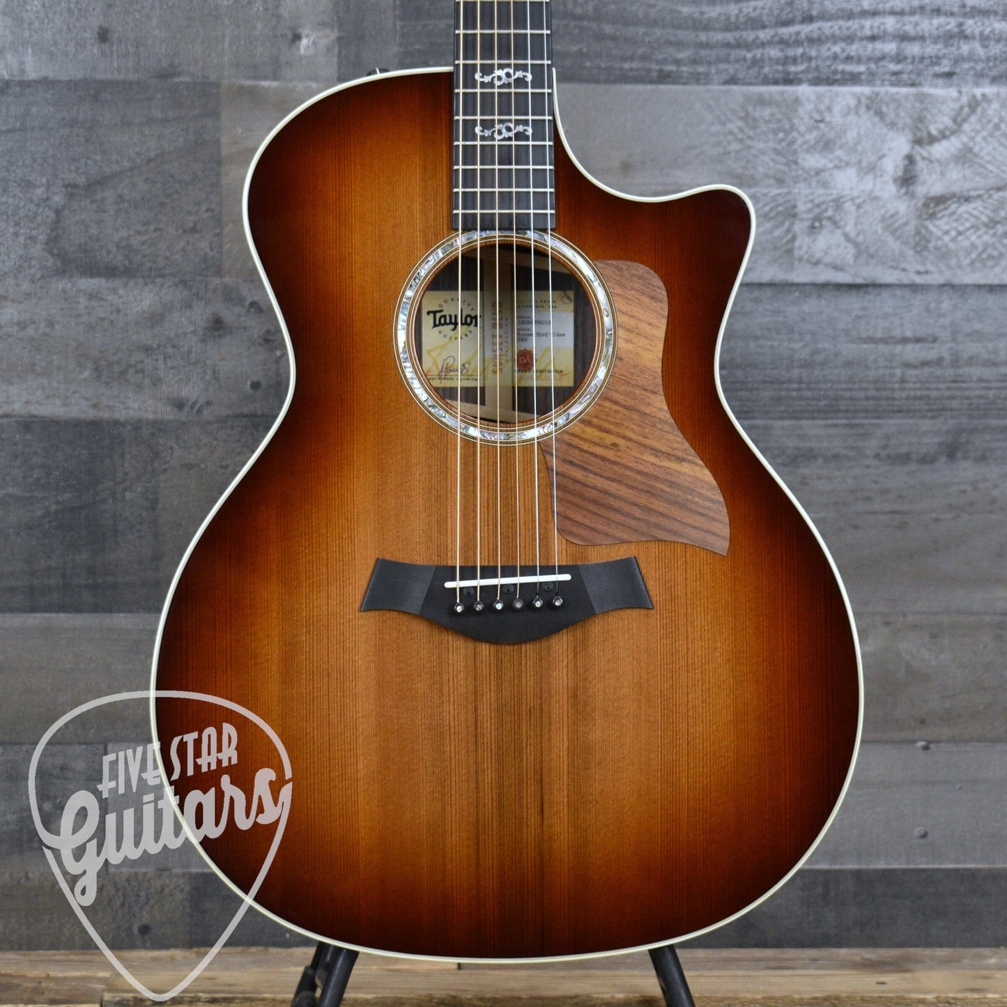 Pre-Owned Taylor Sunset Blvd. 714ce - Shaded Edge Burst with Hard Shell Case