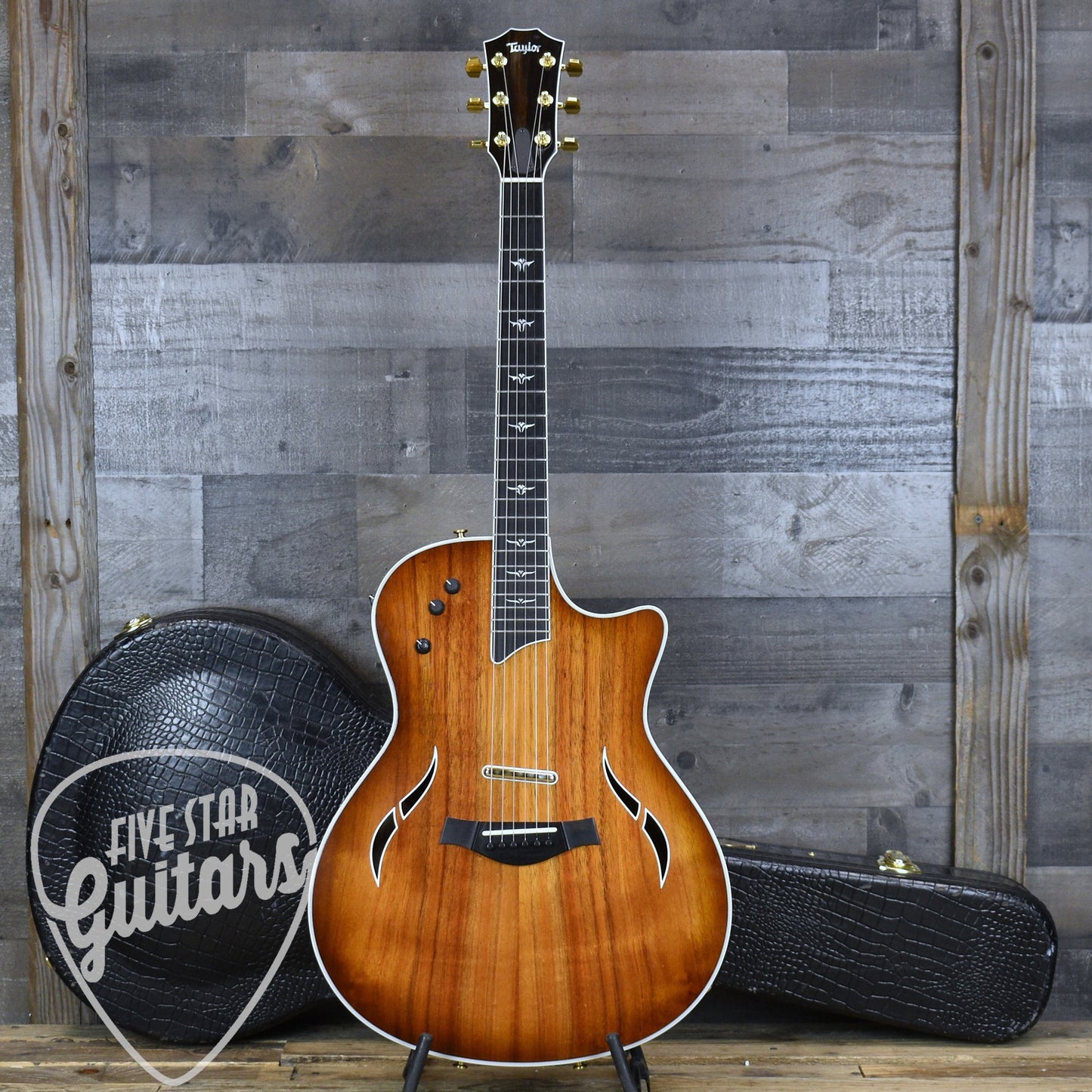 Pre-Owned Taylor T5-C2 Custom Koa - Edgeburst with Hard Case