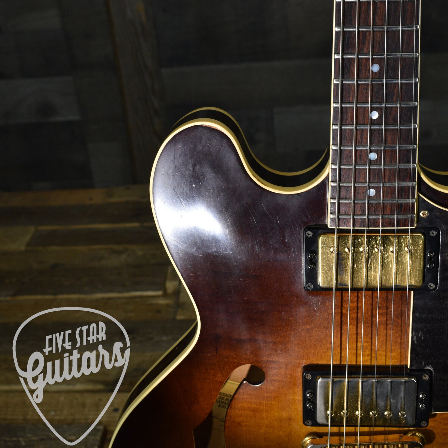 Pre-Owned The Heritage H535 Old Style Sunburst with Hardshell Case