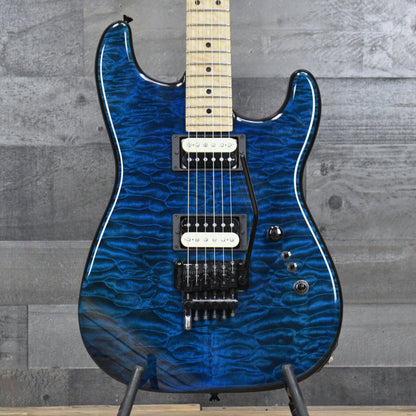 Pre-Owned Wayne Guitars Exotic Rock Legend #347 - Blue with Hardshell Case
