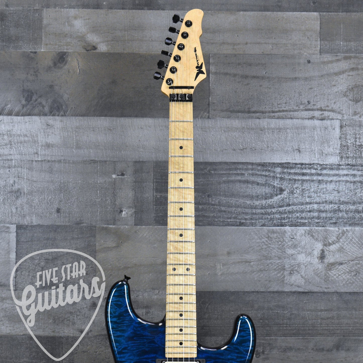 Pre-Owned Wayne Guitars Exotic Rock Legend #347 - Blue with Hardshell Case