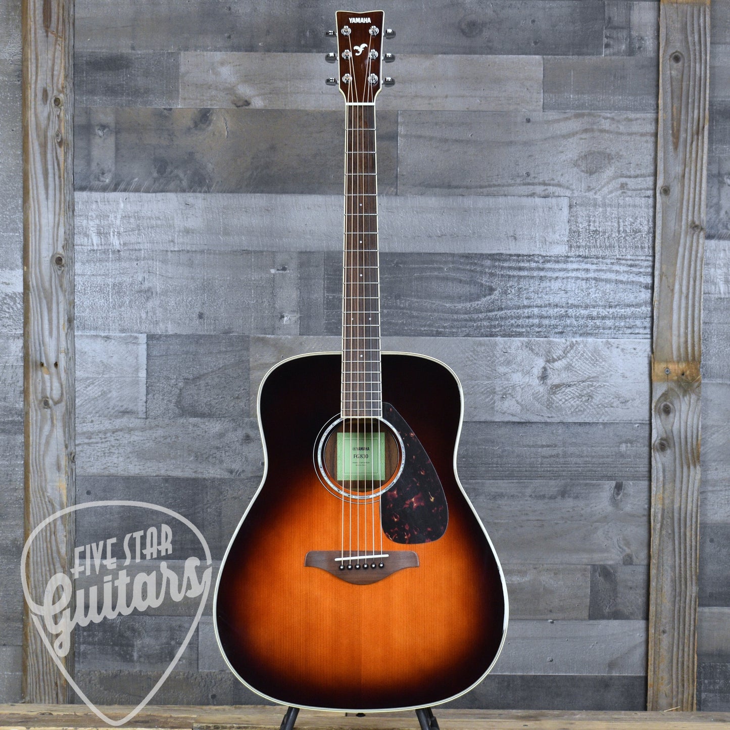 Pre-Owned Yamaha FG830 - Tobacco Brown Sunburst