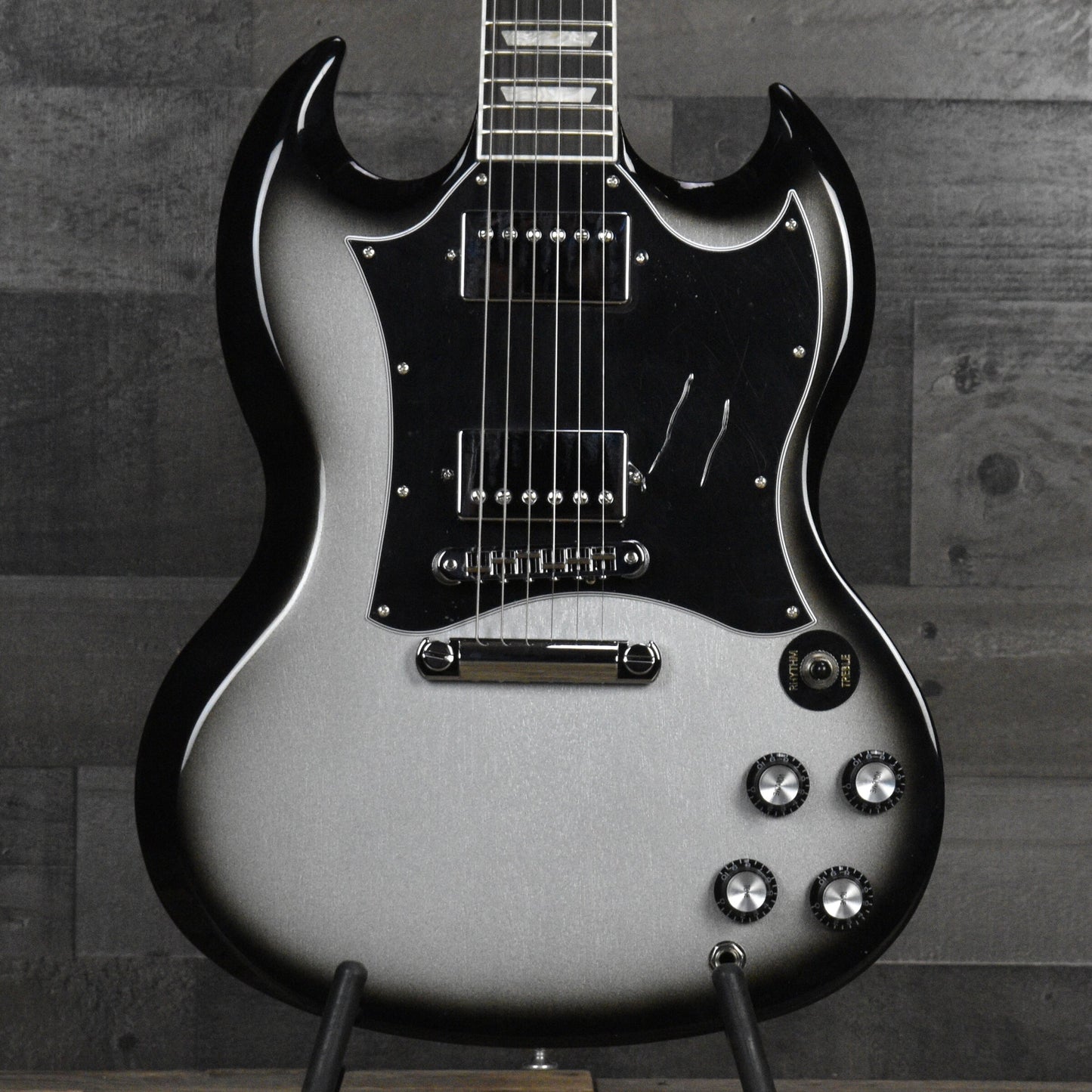 Pre-Owned 2024 Gibson Limited Edition SG Standard - Silverburst with Gibson Deluxe Gigbag