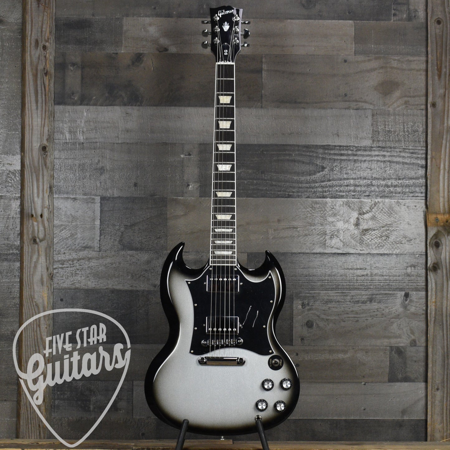 Pre-Owned 2024 Gibson Limited Edition SG Standard - Silverburst with Gibson Deluxe Gigbag