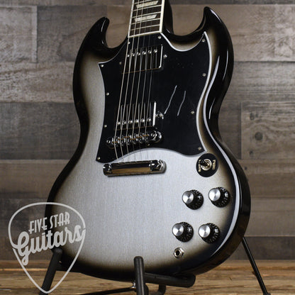 Pre-Owned 2024 Gibson Limited Edition SG Standard - Silverburst with Gibson Deluxe Gigbag