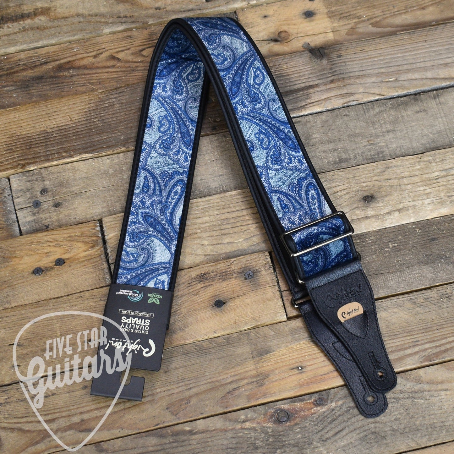 RightOn! Paisley Velvet - Blue