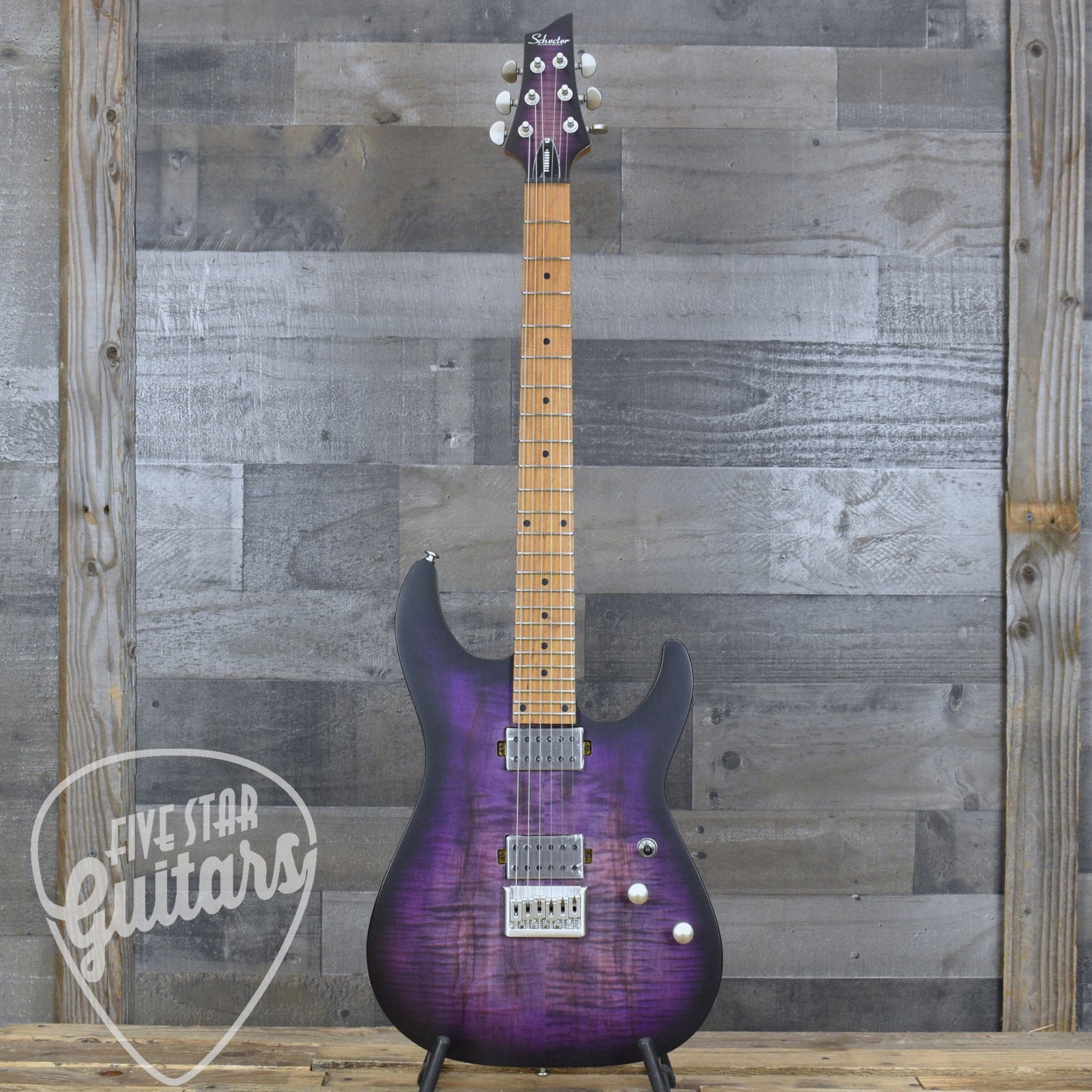 Schecter C-1 Standard Plus - Transparent Purple Burst