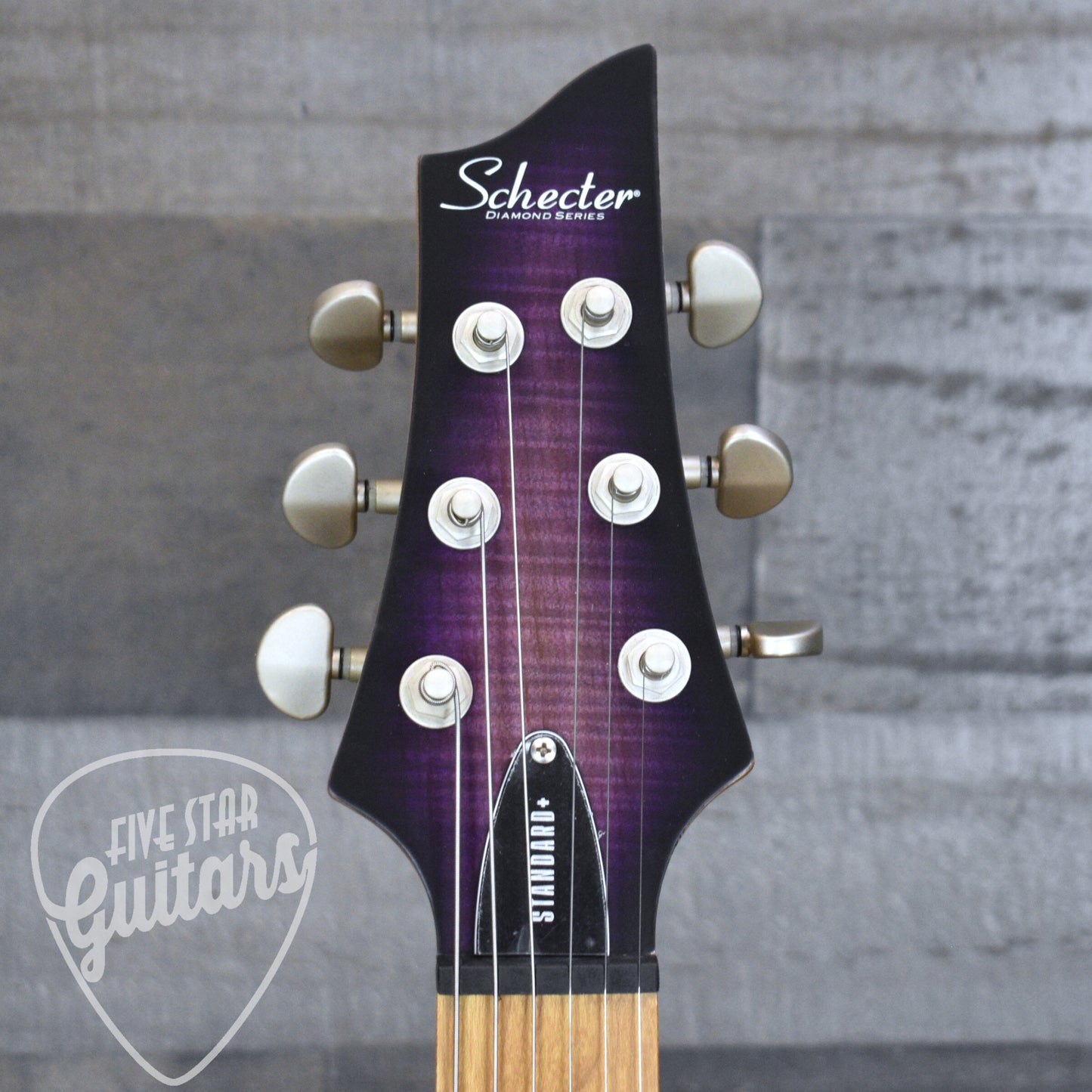 Schecter C-1 Standard Plus - Transparent Purple Burst