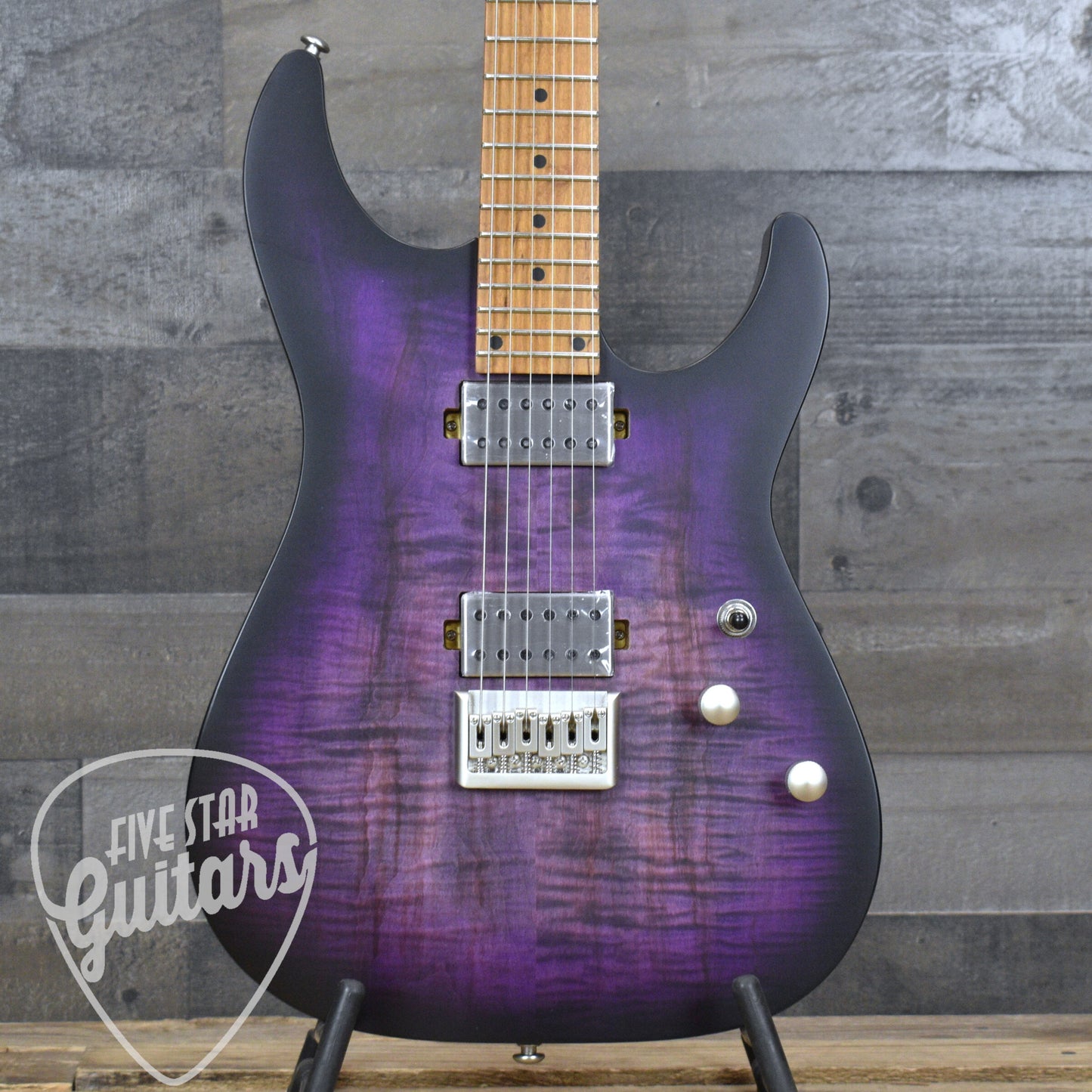 Schecter C-1 Standard Plus - Transparent Purple Burst