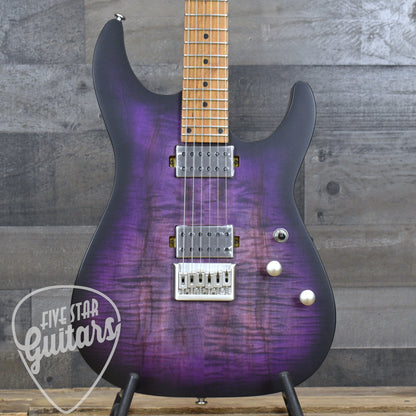 Schecter C-1 Standard Plus - Transparent Purple Burst
