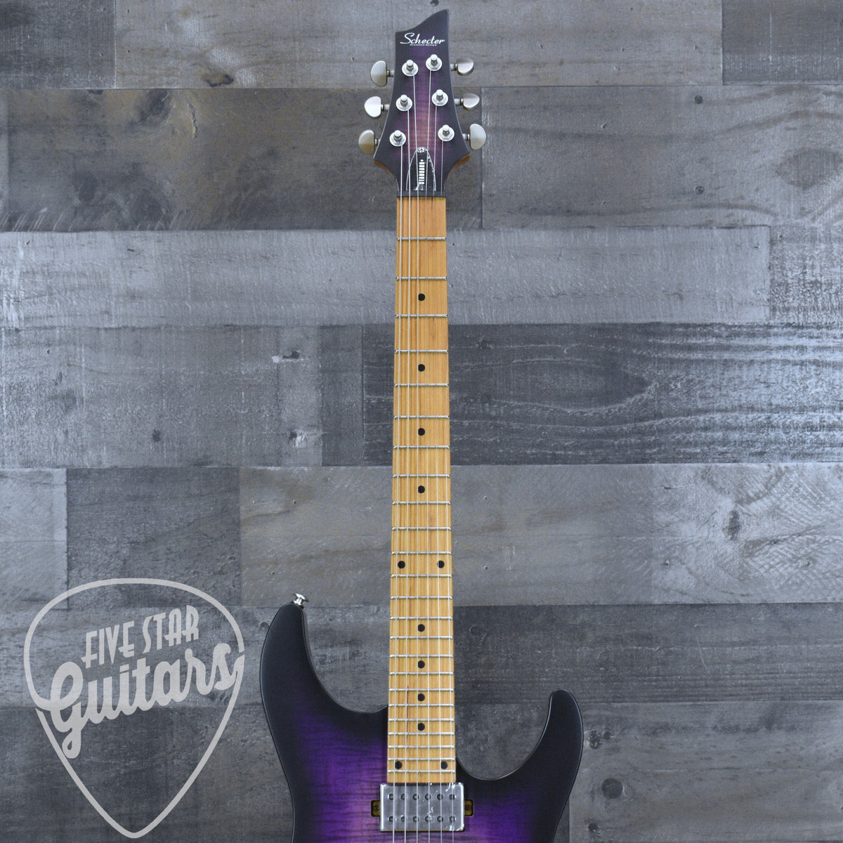Schecter C-1 Standard Plus - Transparent Purple Burst