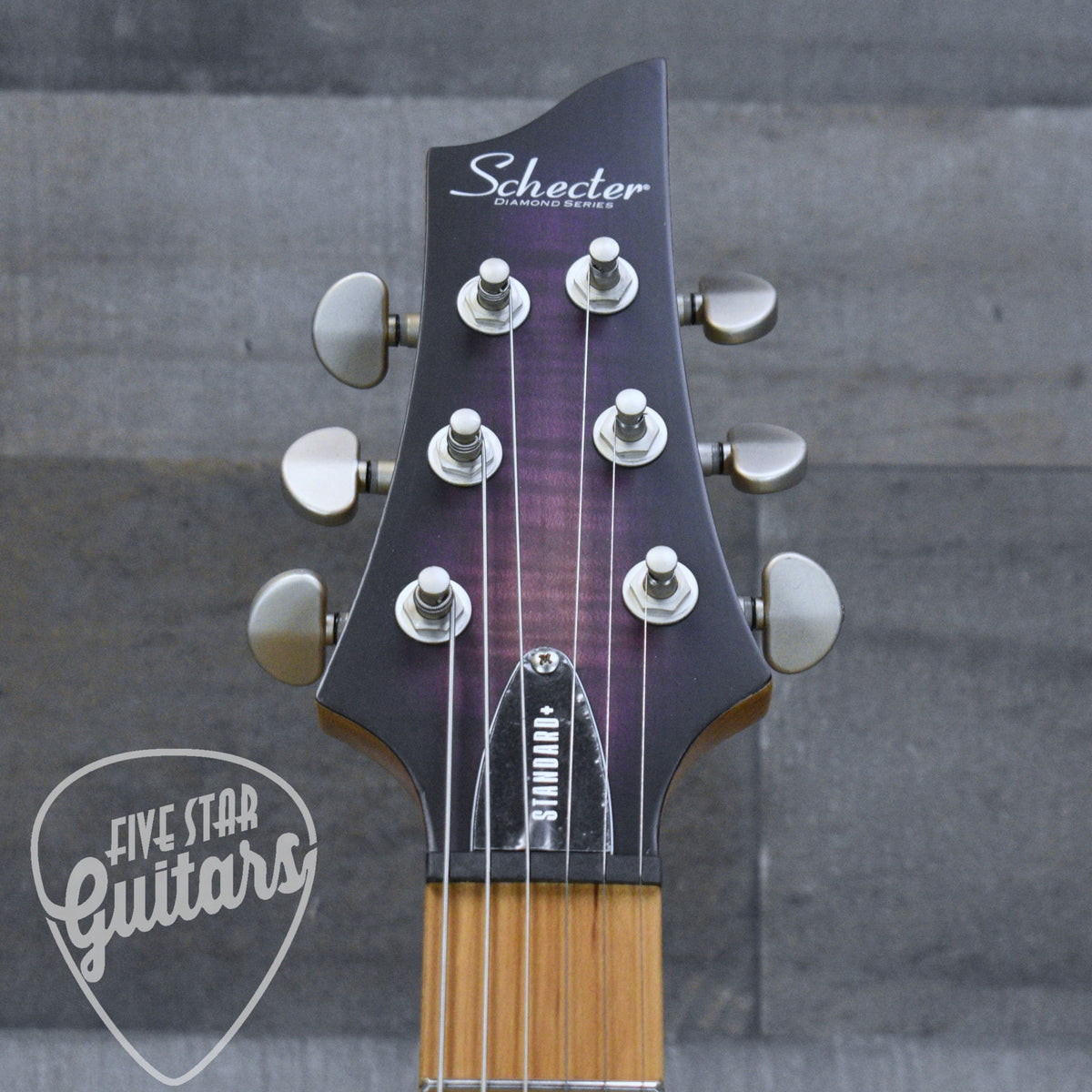 Schecter C-1 Standard Plus - Transparent Purple Burst