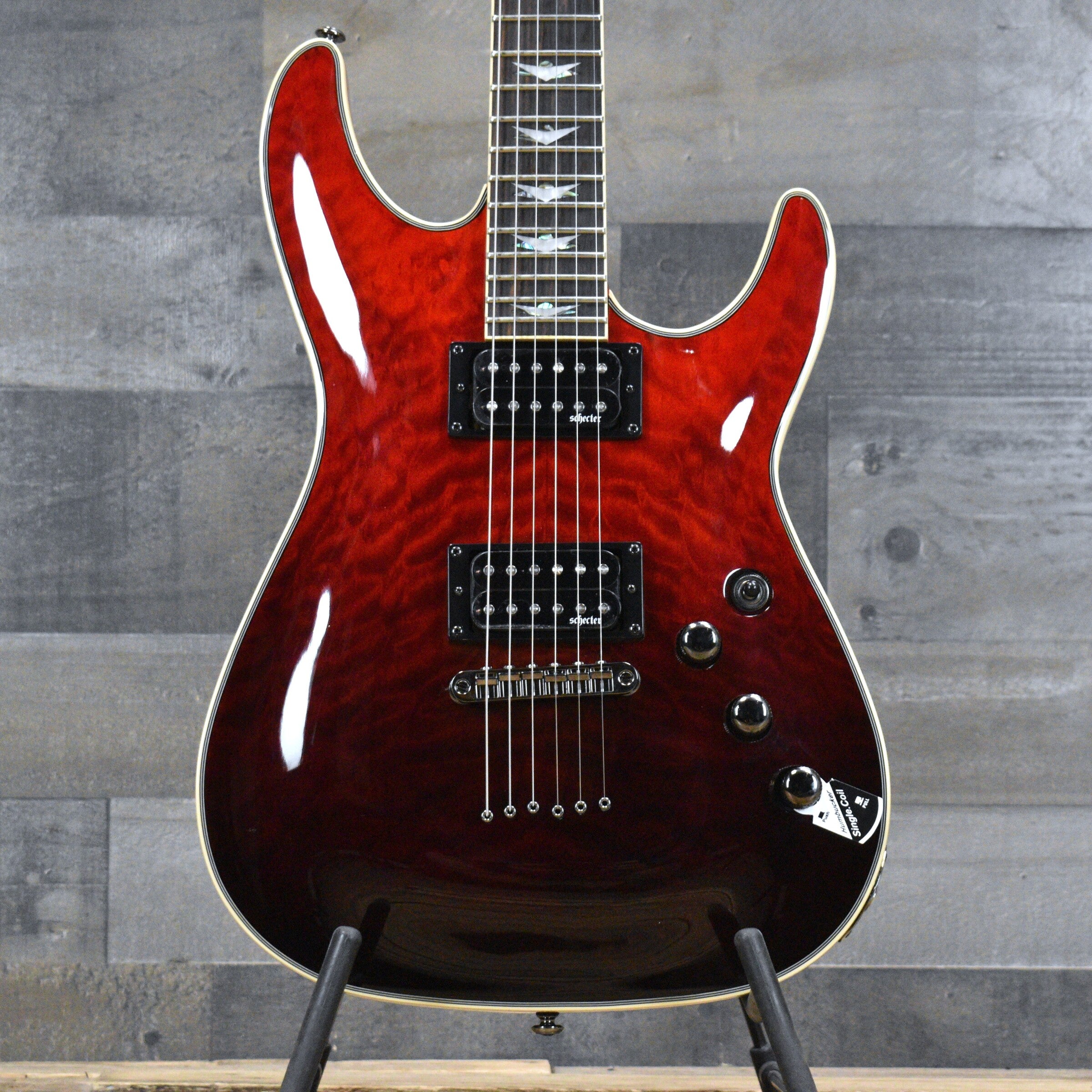 【11857】Schecter omen extreme FR red Amazon.com: Schecter Omen Extreme-6 Electric Guitar - Blood Red