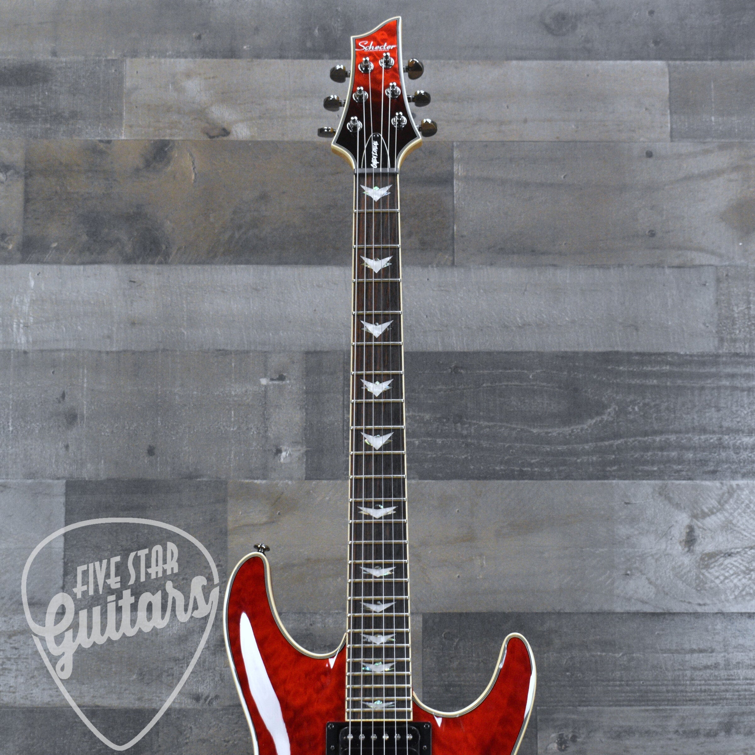 Schecter Omen Extreme-6 - Blood Burst – Five Star Guitars